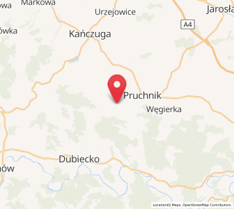 Map of Jodłówka, Subcarpathia
