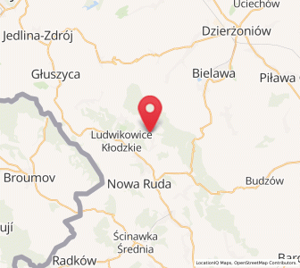 Map of Jugów, Lower Silesia