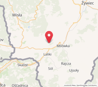Map of Kamesznica, Silesia