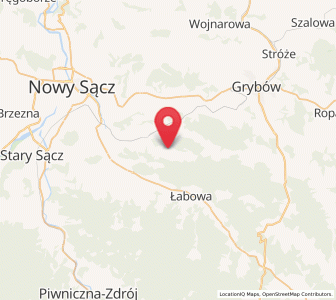 Map of Kamionka Wielka, Lesser Poland