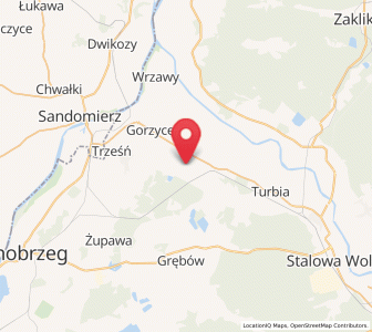 Map of Kępie Żaleszańskie, Subcarpathia