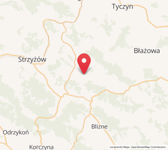 Map of Konieczkowa, Subcarpathia
