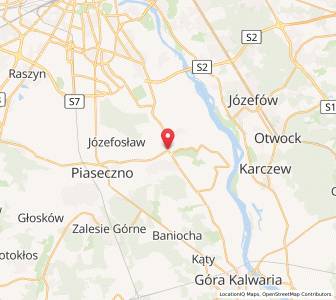 Map of Konstancin-Jeziorna, Mazovia