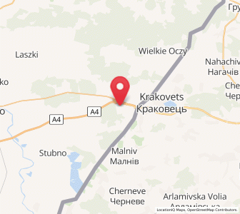 Map of Korczowa, Subcarpathia