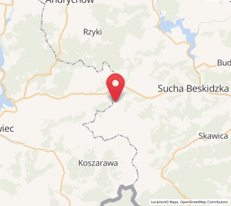 Map of Kurów, Lesser Poland