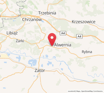 Map of Kwaczała, Lesser Poland