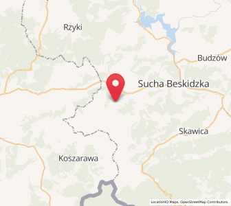 Map of Lachowice, Lesser Poland