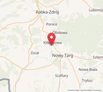 Map of Lasek, Lesser Poland