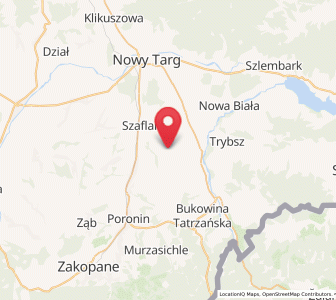 Map of Leśnica, Lesser Poland
