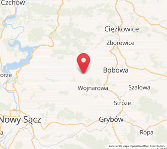 Map of Lipnica Wielka, Lesser Poland