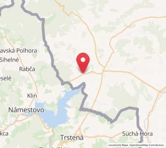 Map of Lipnica Wielka, Lesser Poland