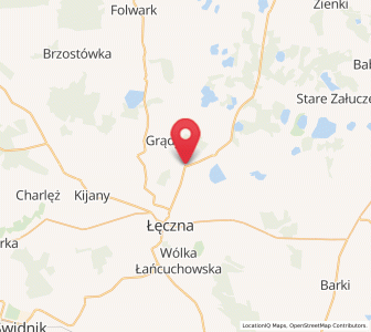 Map of Ludwin, Lublin