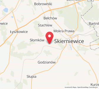 Map of Maków, Łódź Voivodeship