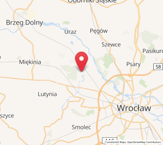 Map of Marszowice, Lower Silesia