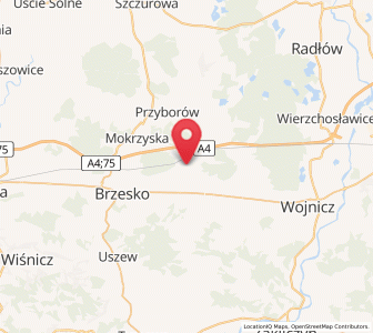 Map of Maszkienice, Lesser Poland