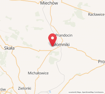 Map of Miłocice, Lesser Poland