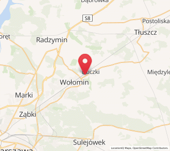 Map of Nowe Lipiny, Mazovia