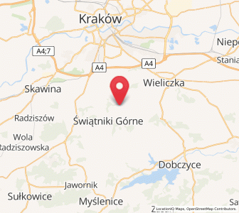 Map of Ochojno, Lesser Poland