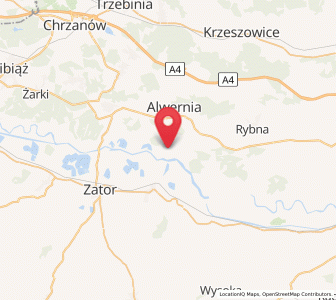 Map of Okleśna, Lesser Poland