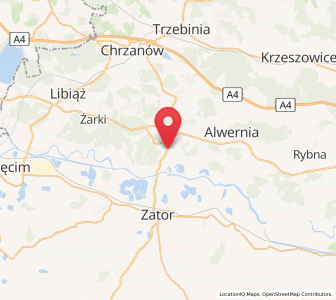 Map of Olszyny, Lesser Poland