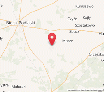Map of Orla, Podlasie