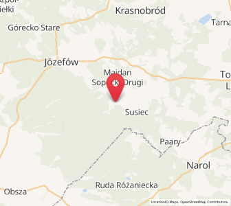 Map of Oseredek, Lublin