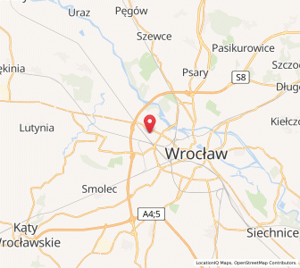 Map of Osiedle Kosmonautów, Lower Silesia
