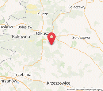 Map of Osiek, Lesser Poland
