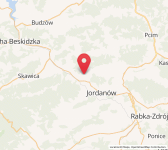 Map of Osielec, Lesser Poland
