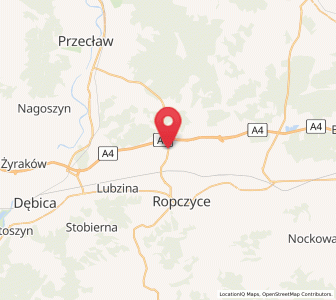 Map of Ostrów, Subcarpathia