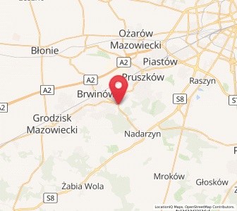Map of Otrębusy, Mazovia