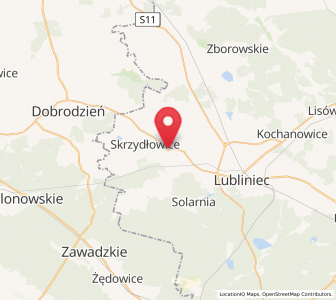 Map of Pawonków, Silesia