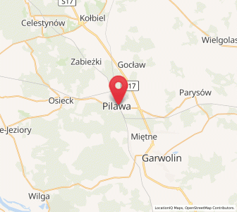 Map of Pilawa, Mazovia