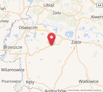 Map of Polanka Wielka, Lesser Poland