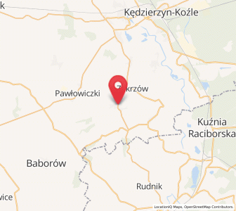 Map of Polska Cerekiew, Opole Voivodeship