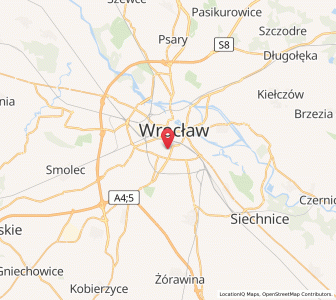 Map of Powstańców Śląskich Wschód, Lower Silesia