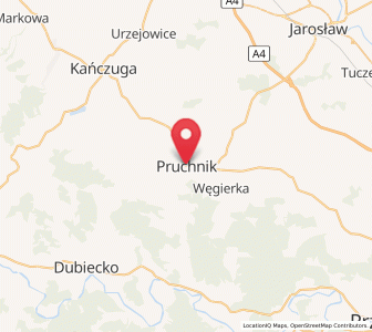Map of Pruchnik, Subcarpathia