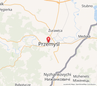 Map of Przemyśl, Subcarpathia