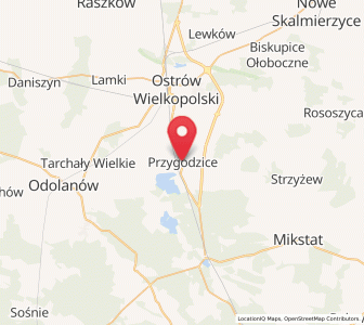 Map of Przygodzice, Greater Poland