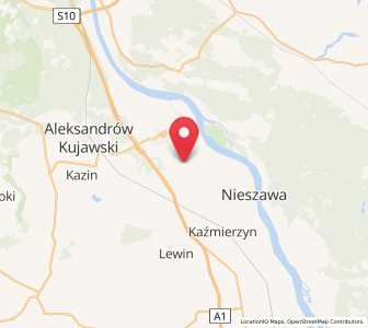 Map of Raciążek, Kujawsko-Pomorskie