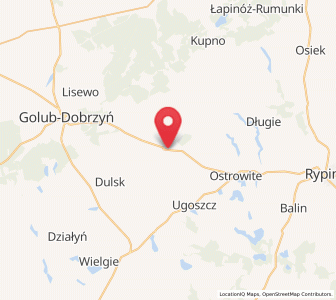 Map of Radomin, Kujawsko-Pomorskie