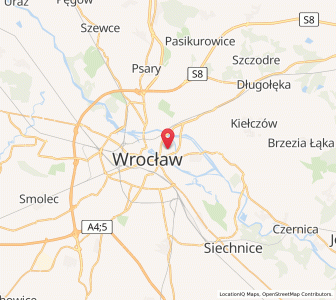 Map of Rejon placu Grunwaldzkiego, Lower Silesia