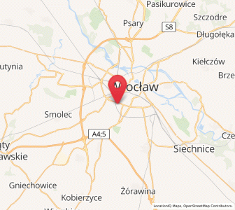 Map of Rejon ulicy Saperów, Lower Silesia