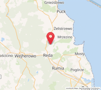 Map of Rekowo Dolne, Pomerania