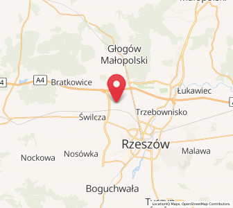 Map of Rudna Wielka, Subcarpathia