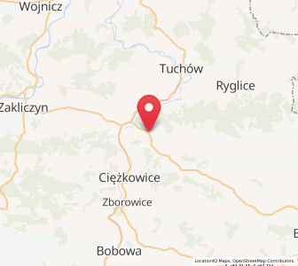 Map of Rzepiennik Marciszewski, Lesser Poland