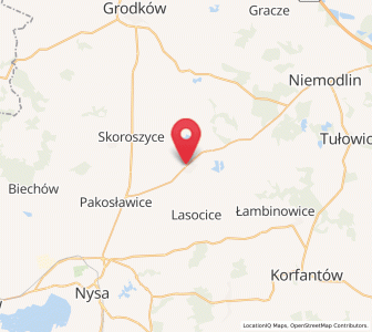 Map of Sidzina, Opole Voivodeship