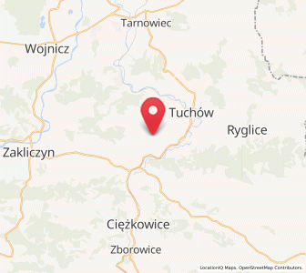 Map of Siedliska, Lesser Poland