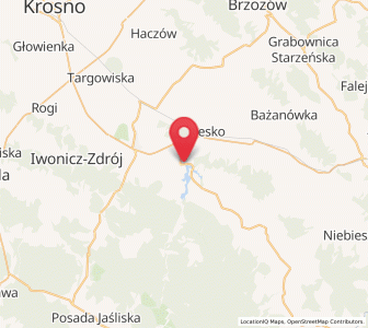 Map of Sieniawa, Subcarpathia
