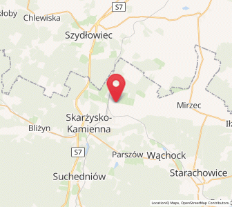 Map of Skarżysko Kościelne, Świętokrzyskie
